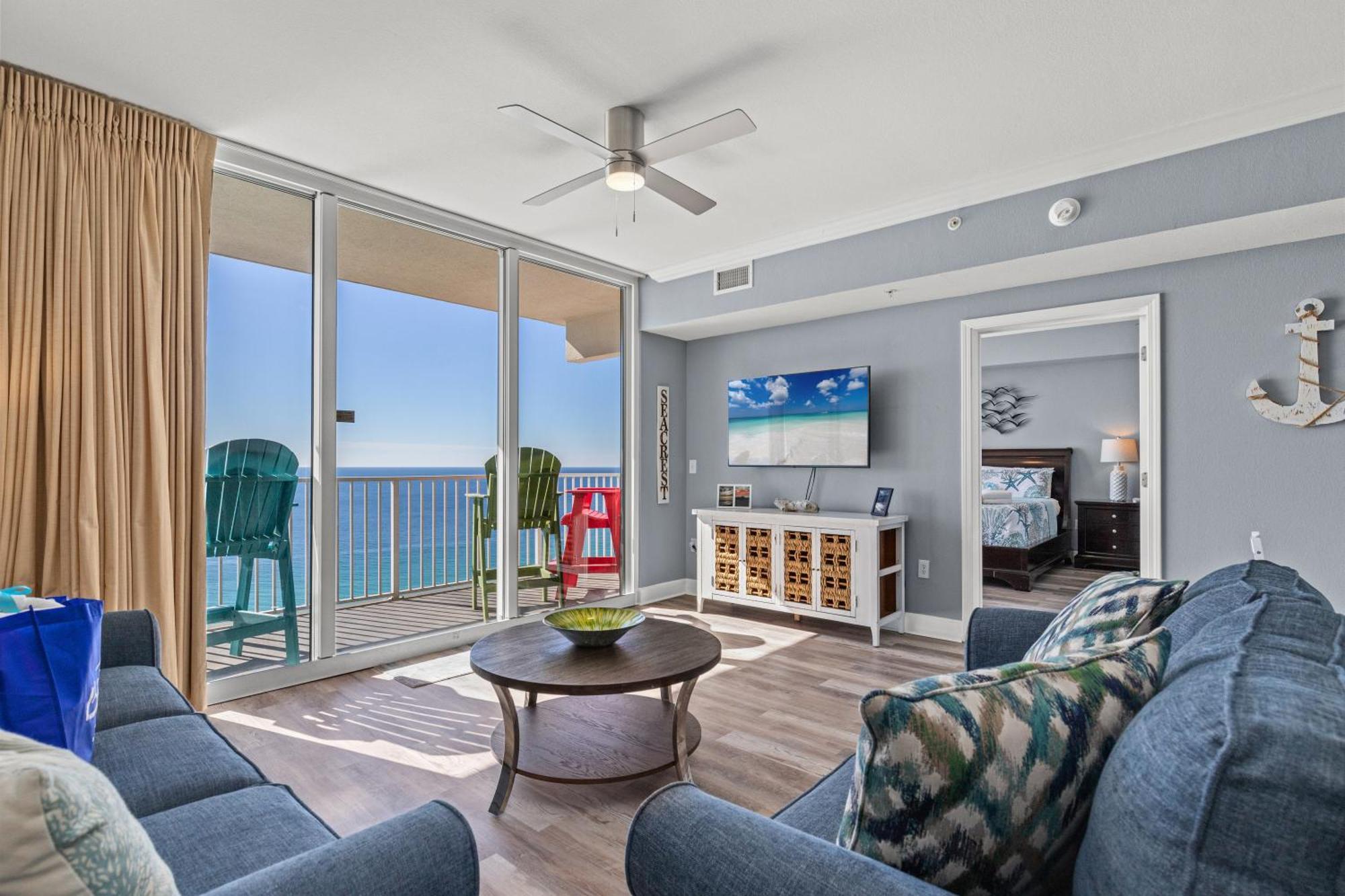 פנמה סיטי ביץ' Tidewater Escape: 1Br/2Ba Beachfront Condo, Sleeps 6, Gulf Views & Comfort! מראה חיצוני תמונה